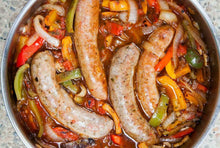 Load image into Gallery viewer, Sausages, Peppers, &amp; Onions